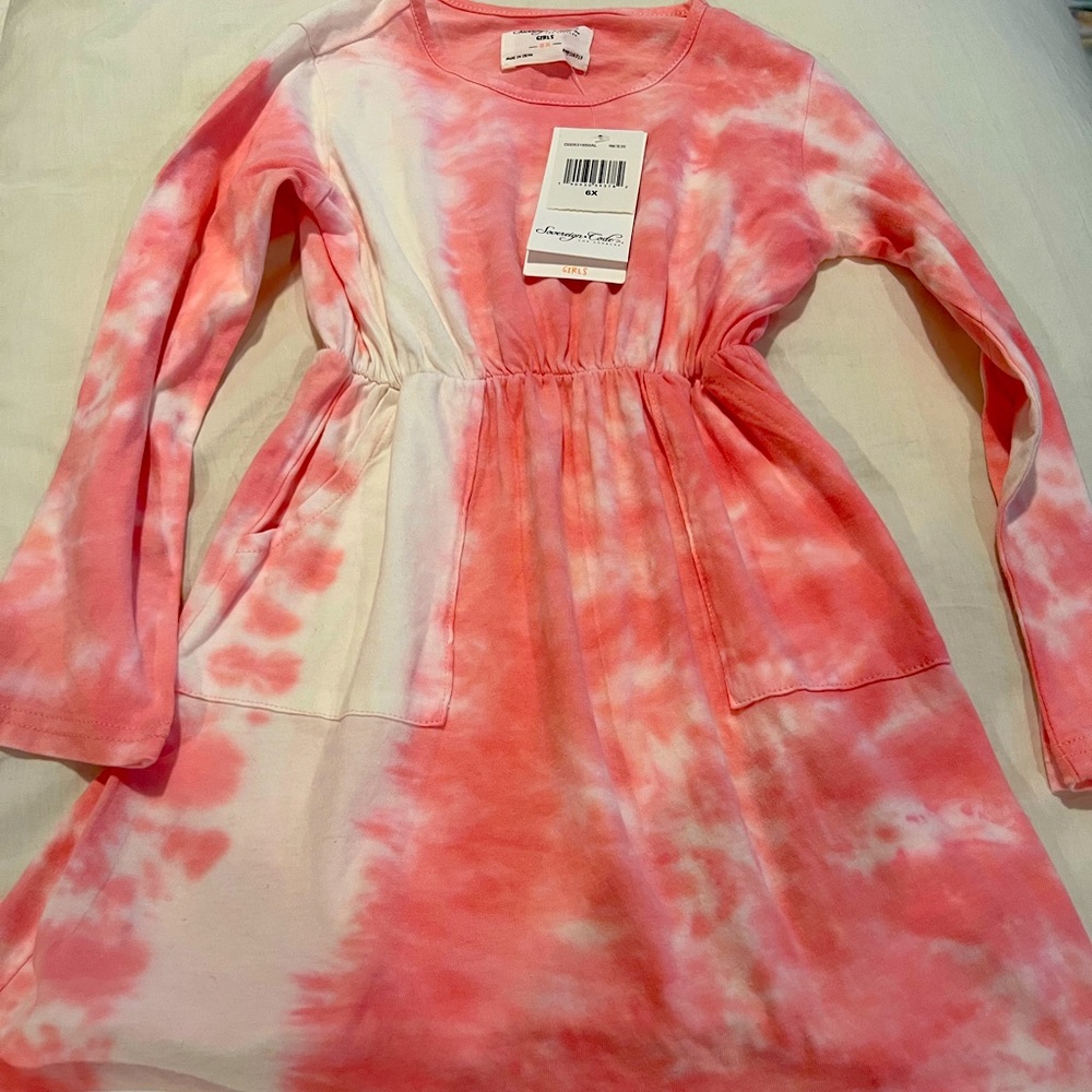 NWT girls tie died dress